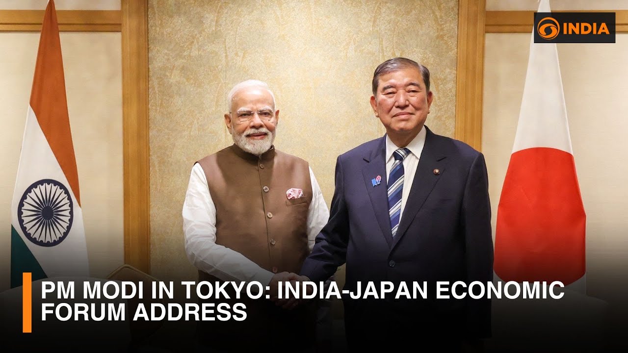 PM Narendra Modi In Tokyo | Addresses India-Japan Joint Economic Forum & more | DD India