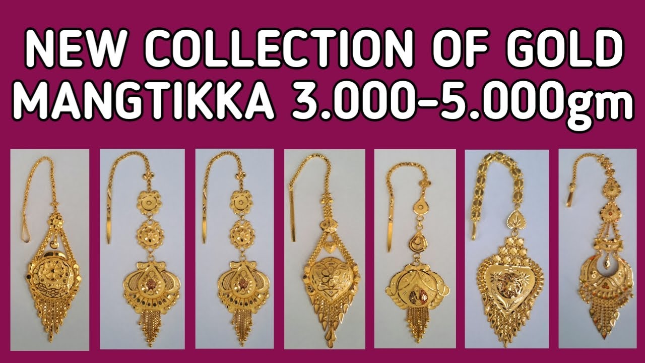 New Collection Of Bridal Gold Maang Tikka | Latest Gold Mangtika Ki Designs With Price |