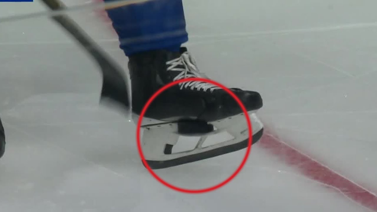 Puck gets STUCK in Owen Power's skate vs. LA Kings 😅 | NHL on ESPN