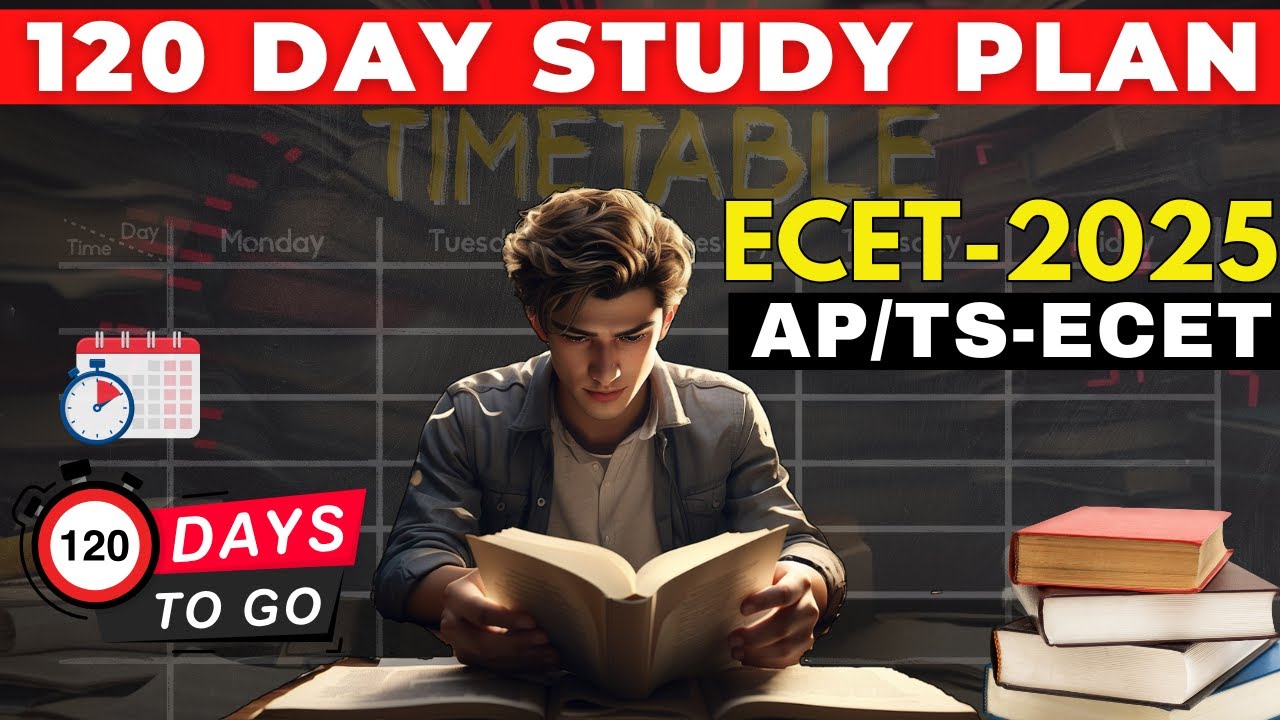 120 Day ECET 2025 Preparation Time Table! ⏳📆
