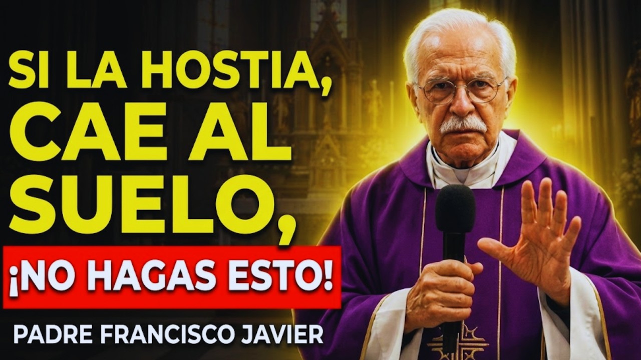 EL PROTOCOLO SAGRADO DE LA IGLESIA SI CAE LA COMUNIÓN (CLASE PRÁCTICA) | PADRE FRANCISCO JAVIER