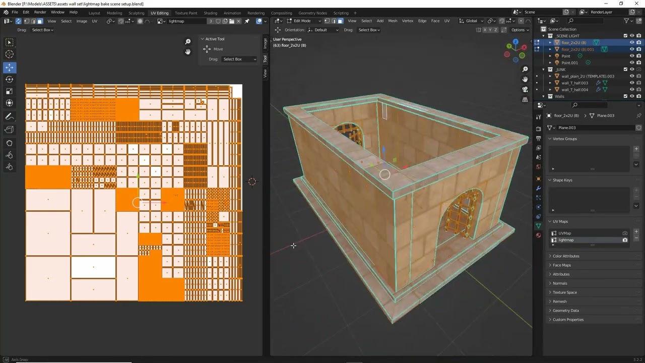 Bake Lightmap in Blender