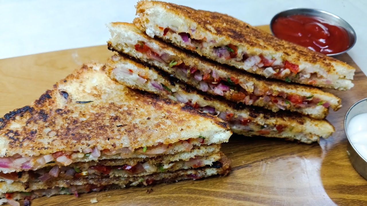 प्याज़ टमाटर के आसान Sandwich | Sandwich Recipe | Mast Masala Rasoi 