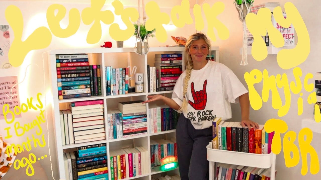 Let’s go through my physical TBR! *all the books I need to read*