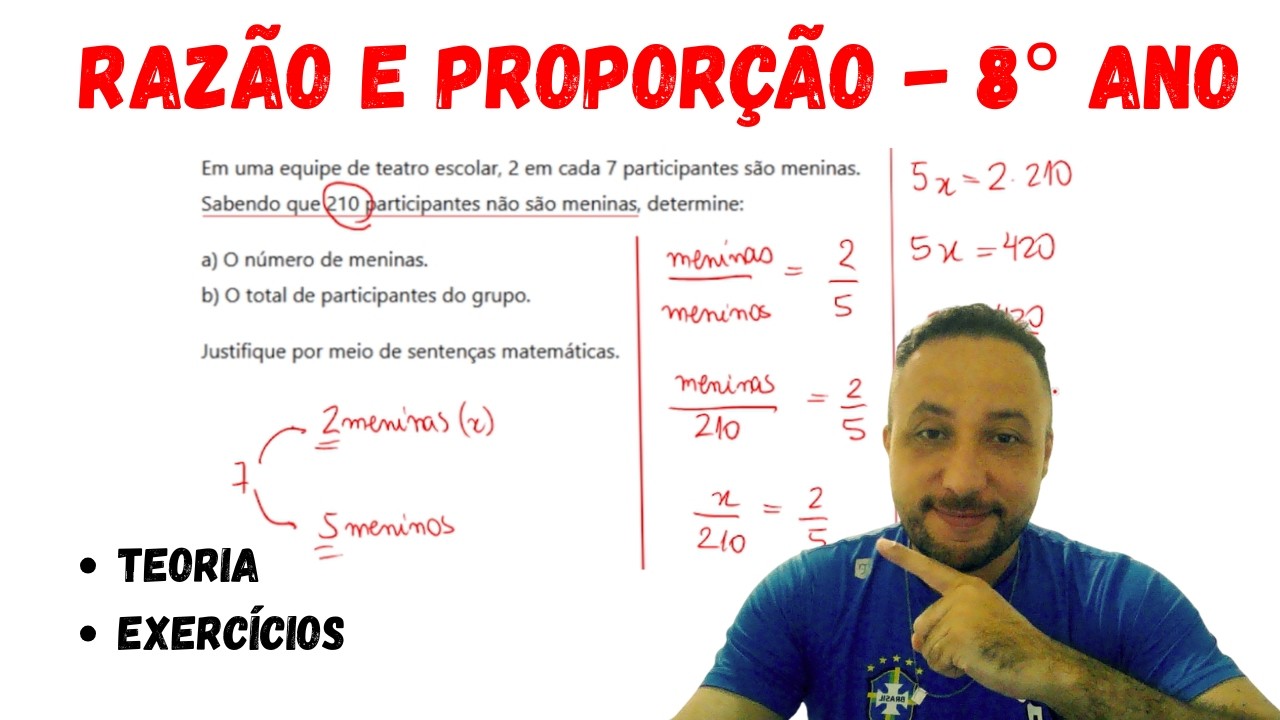 RAZÃO E PROPORÇÃO - 8° ANO