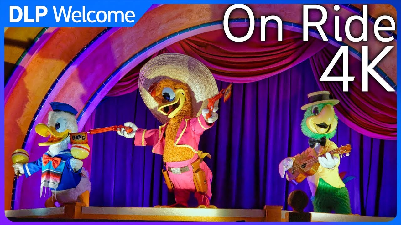 [4K] Gran Fiesta Tour Starring The Three Caballeros - On Ride 2022 - EPCOT - Disney World