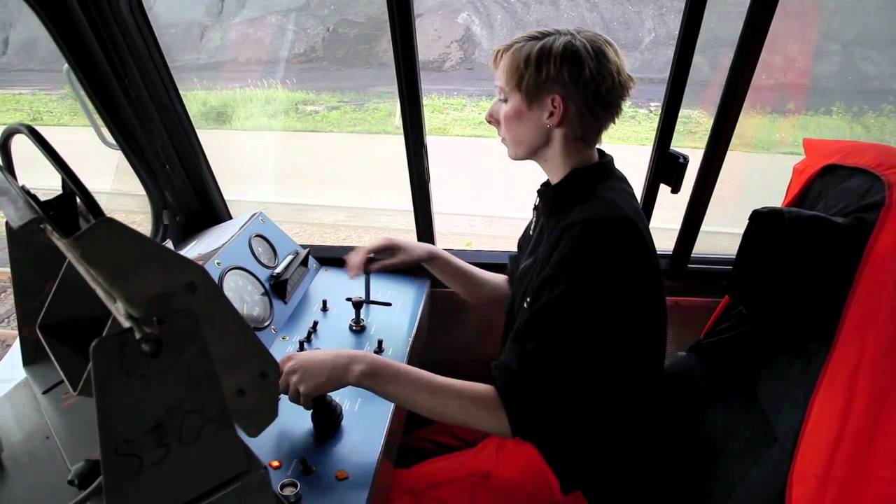 Arbeitsplatz auf Schienen