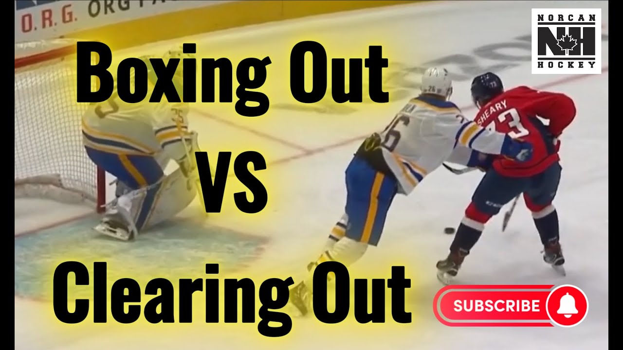BOXING out vs CLEARING out - Details for Defensemen