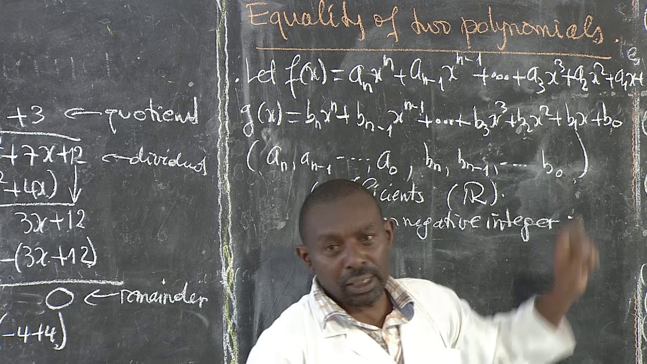 Rwanda Education Board | S2| Mathematics| Unit 2:Polynomials|
