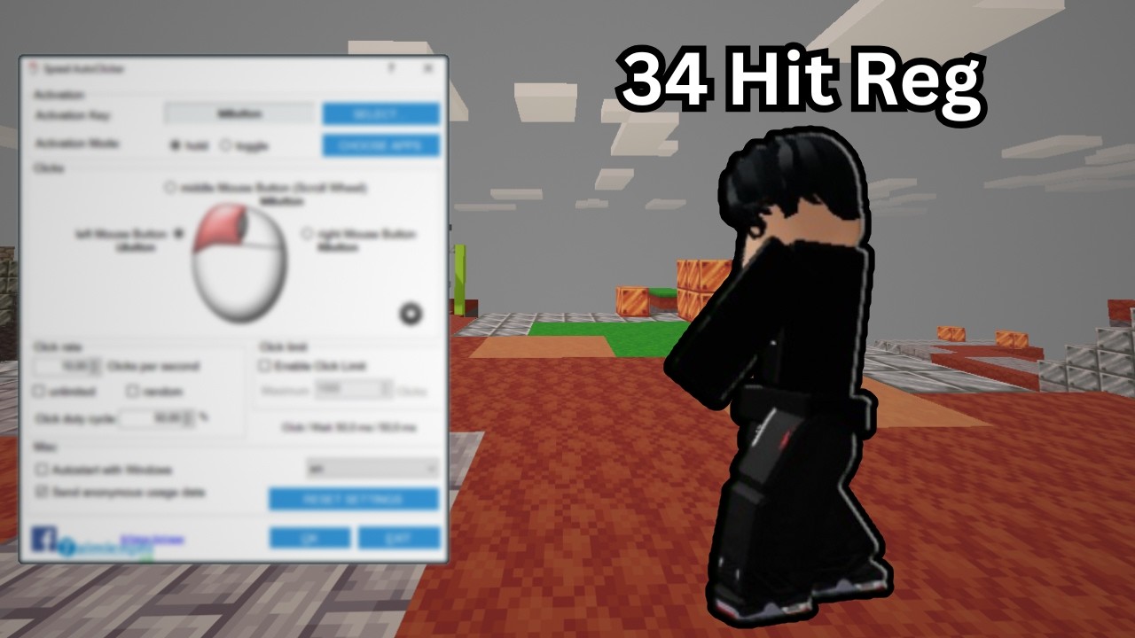 LEAKING my Ms in Roblox Bedwars