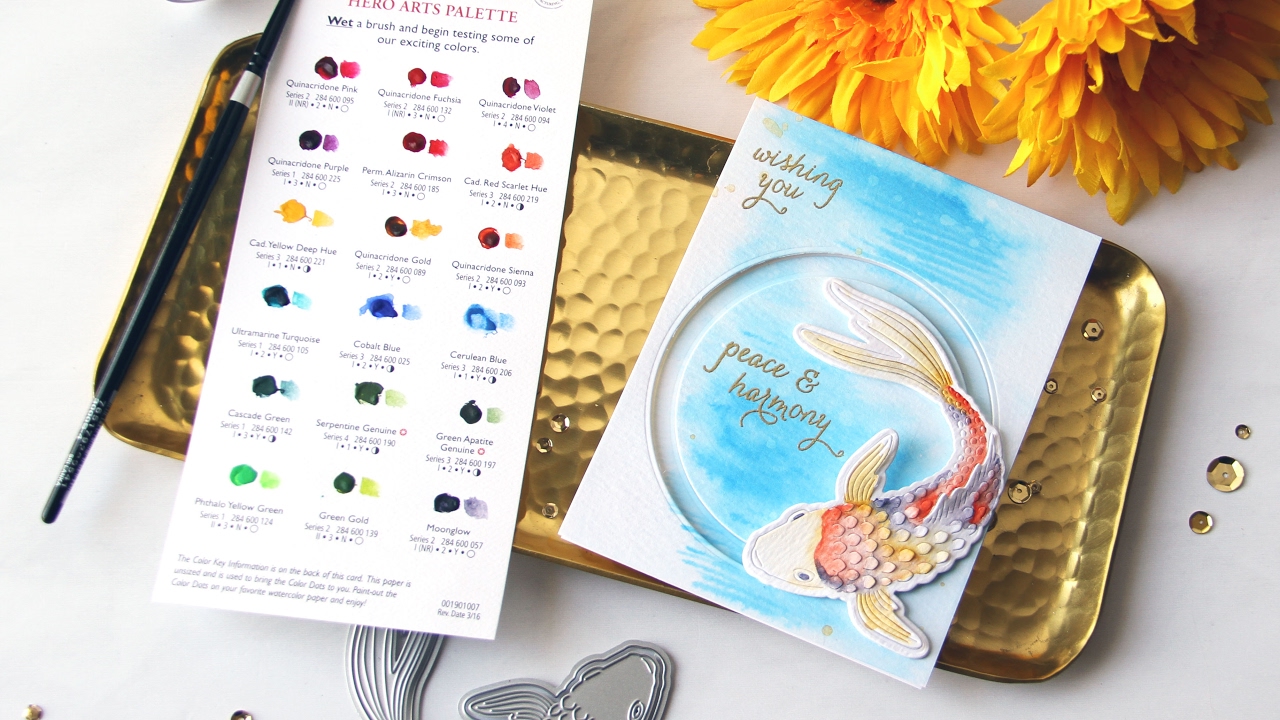Koi Spinner Card
