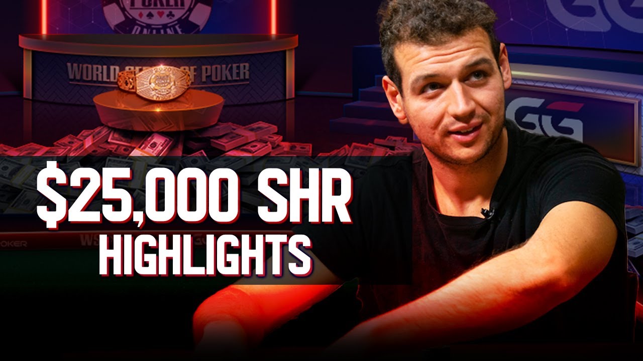 $25,000 SHR with Addamo WSOP Online FInal Table Highlights