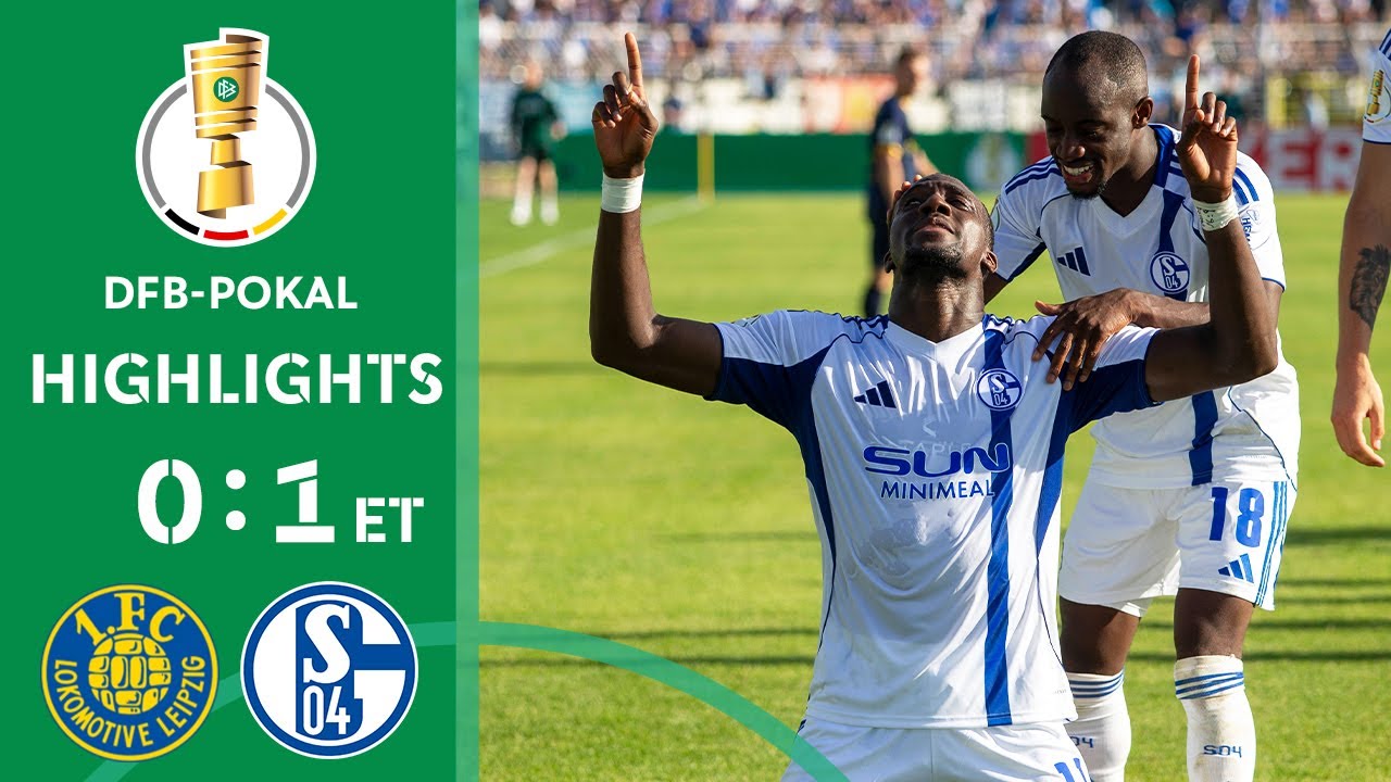 Lasme saves S04 late on! | Lok Leipzig vs. FC Schalke 04 0-1 | Highlights | DFB-Pokal first round