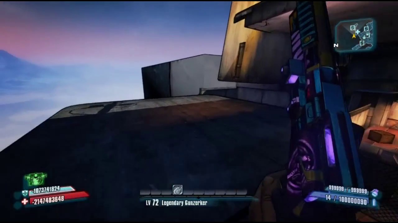 Borderlands 2 , Glitching into marcuses shop