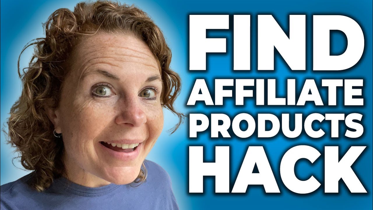 Easy Hack to Find Affiliate Products To Promote (TOTAL TIME SAVER)