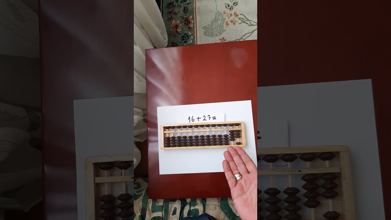 Soraban abaküsü ile mental aritmetik 6 (toplama işlemi)