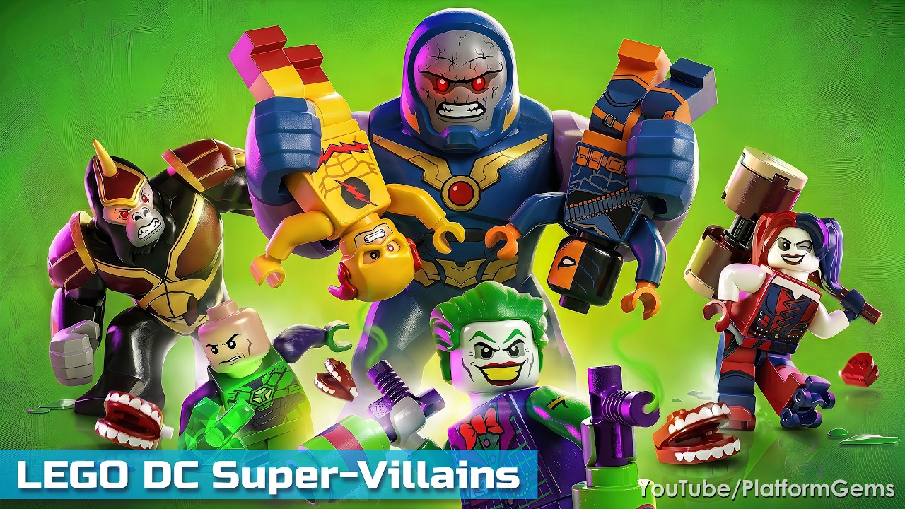 Lego DC Суперзлодеи - Все боссы (на английском) [4K]