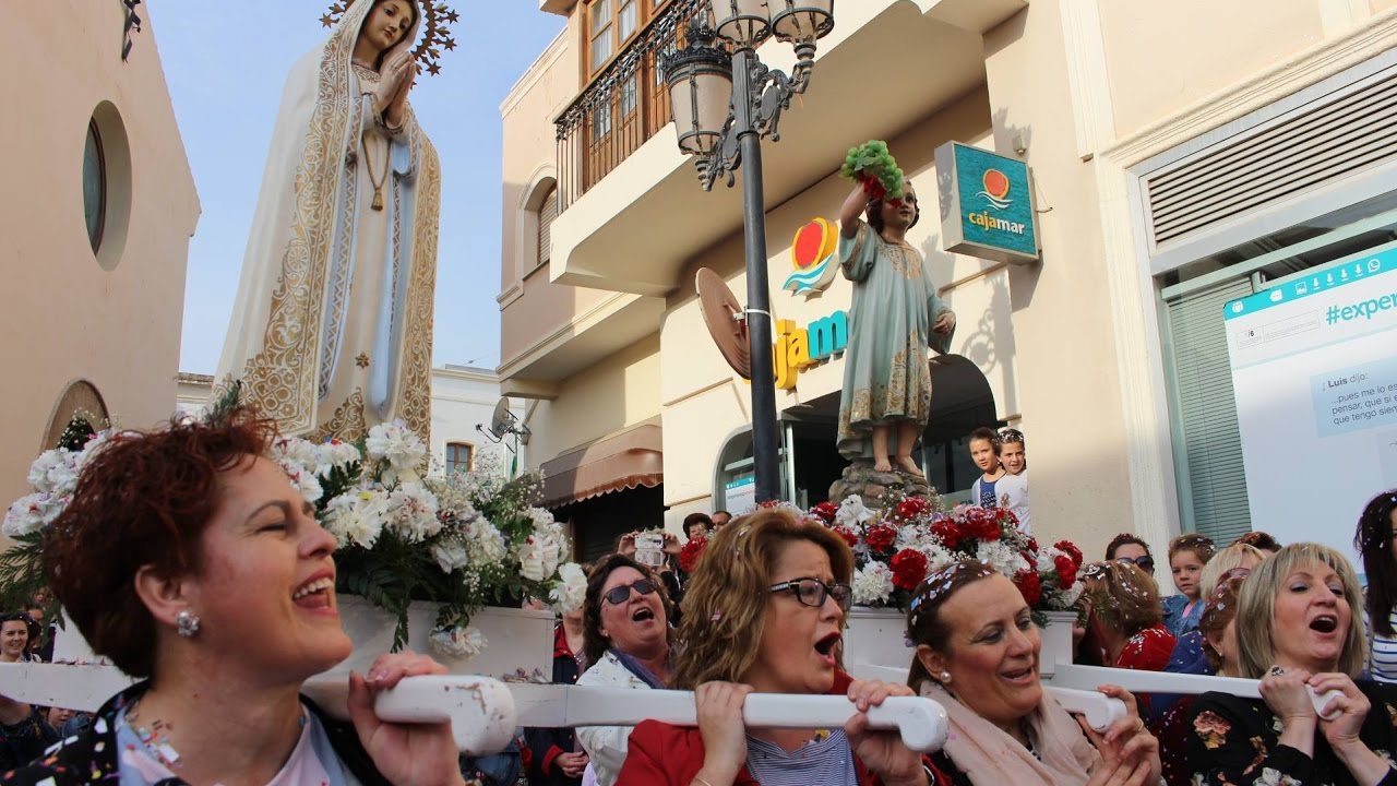 ALHAMA DE ALMERIA.PROCESIÓN DEL NIÑO DIOS.ABRIL 2017