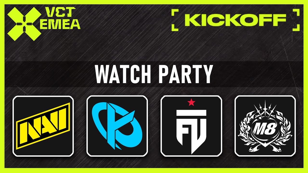 NAVI vs Karmine Corp | FUT vs Gentle Mates - VCT EMEA Watch Party