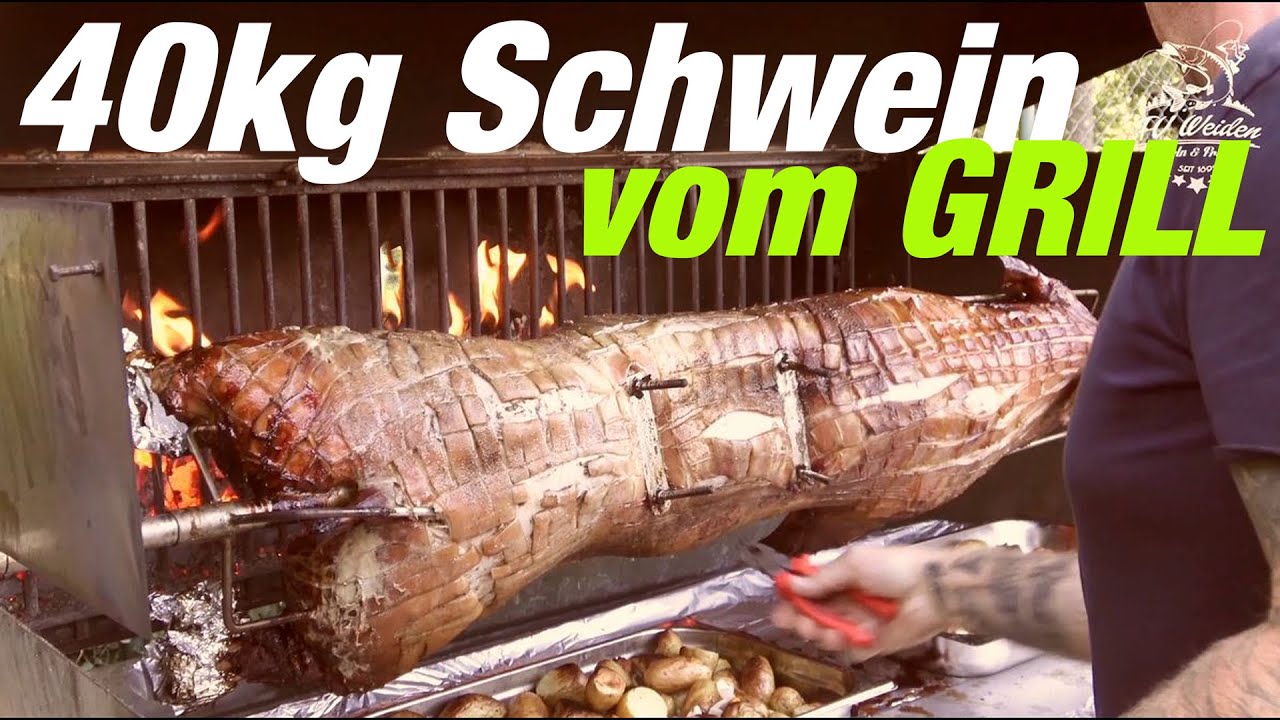 Fischereiverein Weiden - Schwein vom Grill