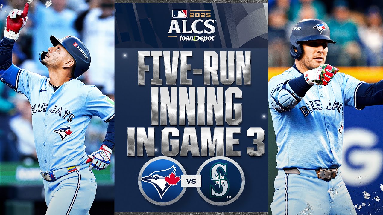 FULL INNING: Blue Jays GO OFF for 5 runs in 3rd to jump out to lead in ALCS Game 3!
