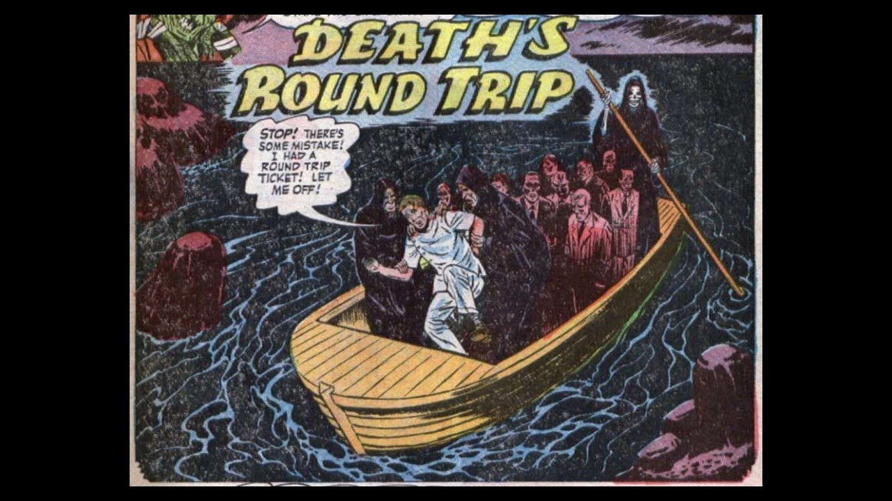 DEATH'S ROUND TRIP - Vintage Horror Comic Book Narration