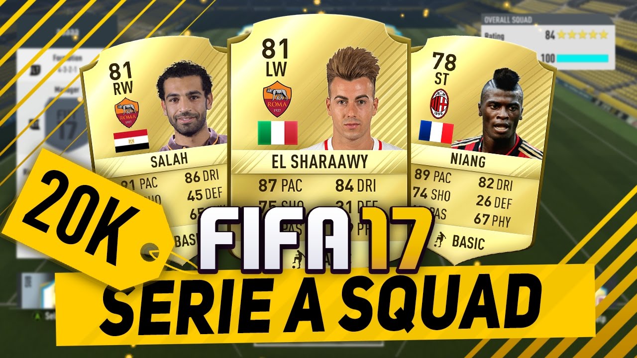 FIFA 17 BEST POSSIBLE CHEAP FUT CHAMPIONS SQUAD! UNSTOPPABLE & OVERPOWERED SERIE A TEAM