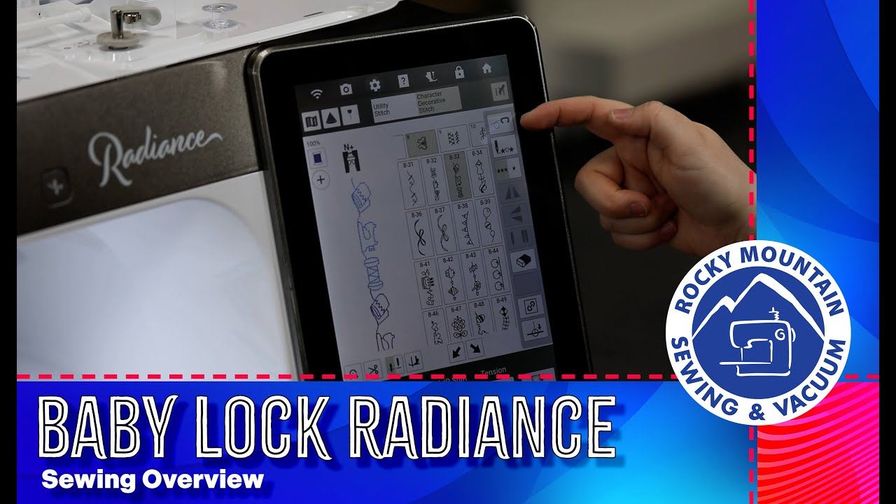 Пришиваем НОВУЮ машинку Baby Lock Radiance!