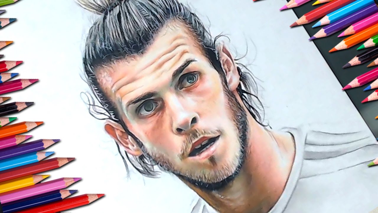 Dibujo de Gareth Bale speed drawing