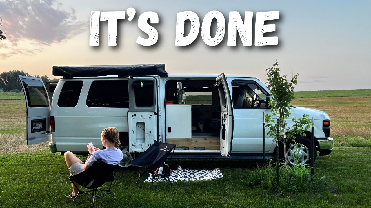 The e350 adventure van is (mostly) finished.