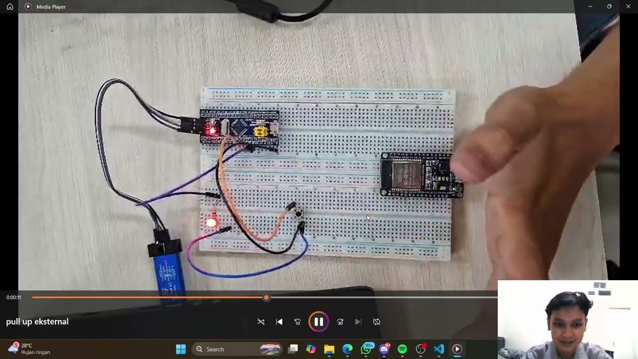Membuat Program pull up pull down dan Prompt Program Menggunakan VScode dan Gemini AI serta Projek