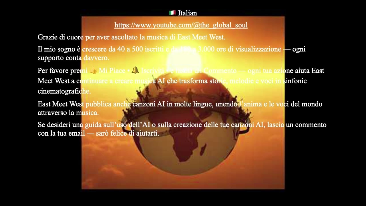 The Global Soul Theme Song in Italian