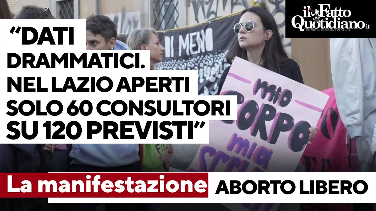Manifestazione per l'aborto libero: 