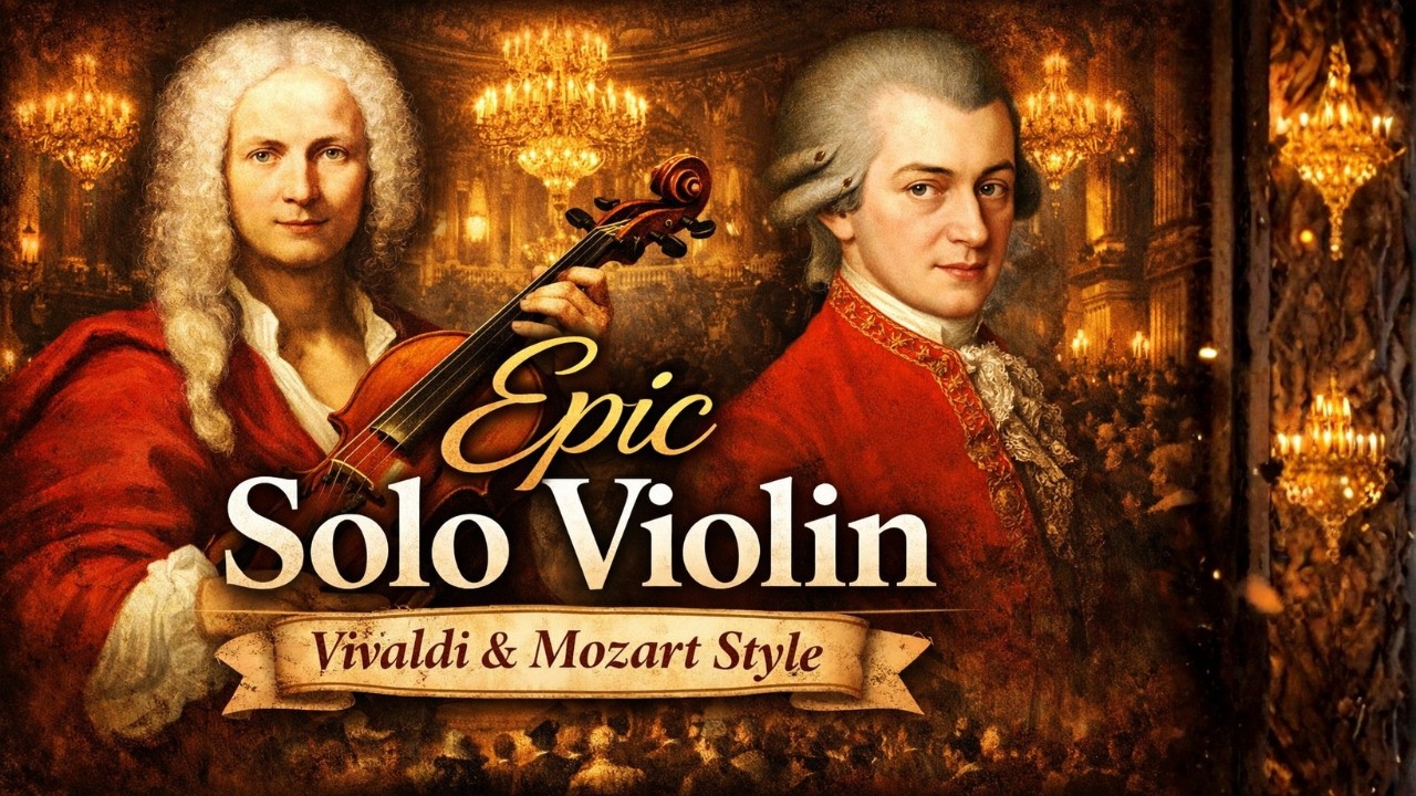 🎵Timeless Classical Violin 🎻 | Vivaldi & Mozart Style Solo Violin | Pure Classical Violin Music