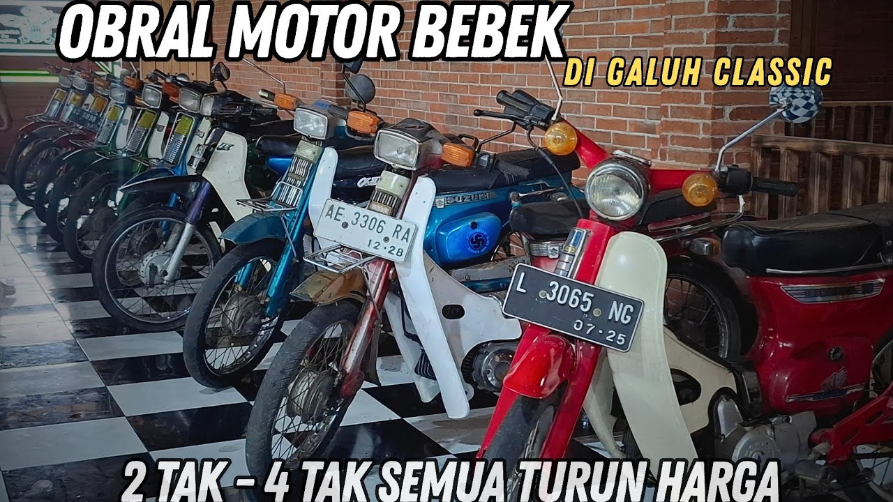 OBRAL BESAR MOTOR BEBEK EDISI RAMADHAN DI GALUH CLASSIC !! HARGA TURUN MULAI 2 JUTAAN!