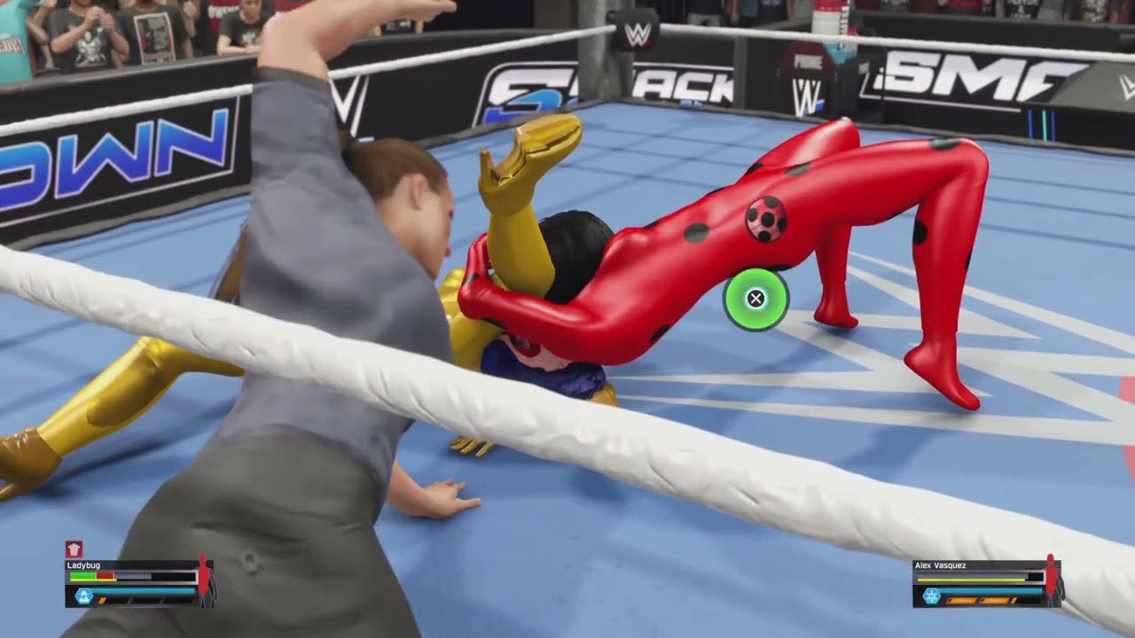 Ladybug Vs Alex Casoy WWE 2K25