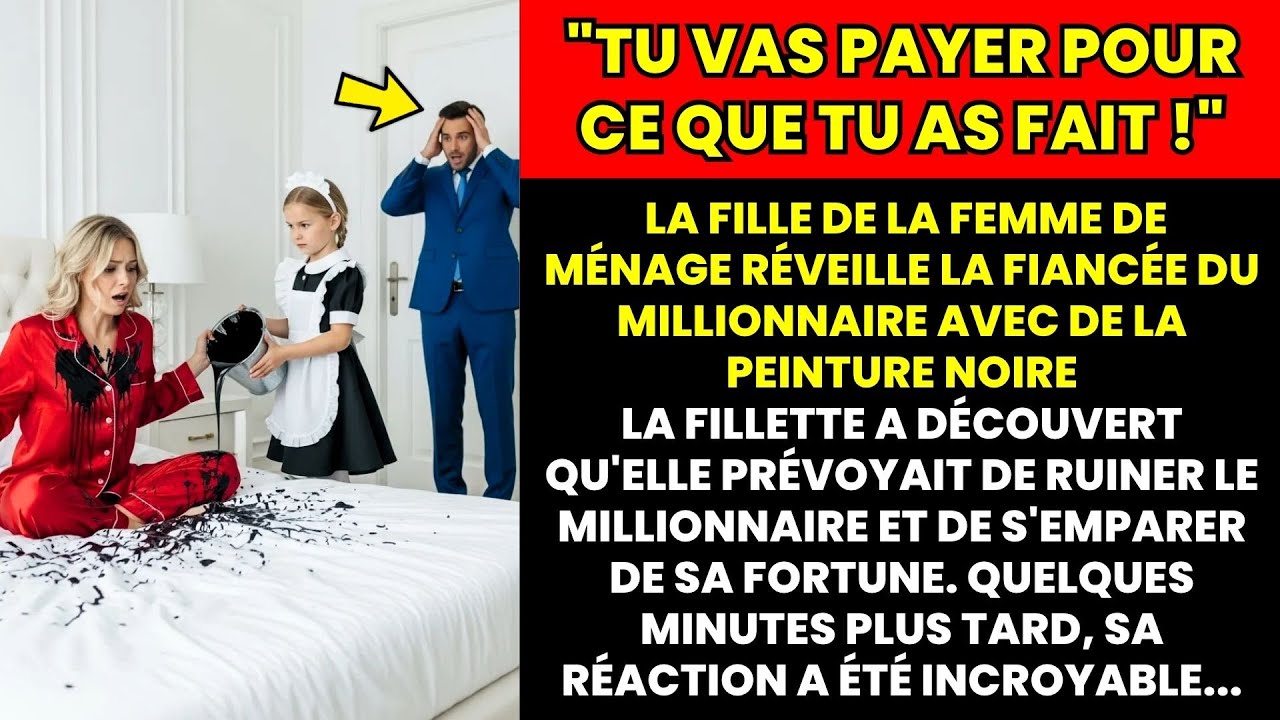 LA FILLE DE LA FEMME DE MÉNAGE DÉCOUVRE le SECRET de LA FIANCÉE DU MILLIONNAIRE ET CE QU’ELLE FAIT…