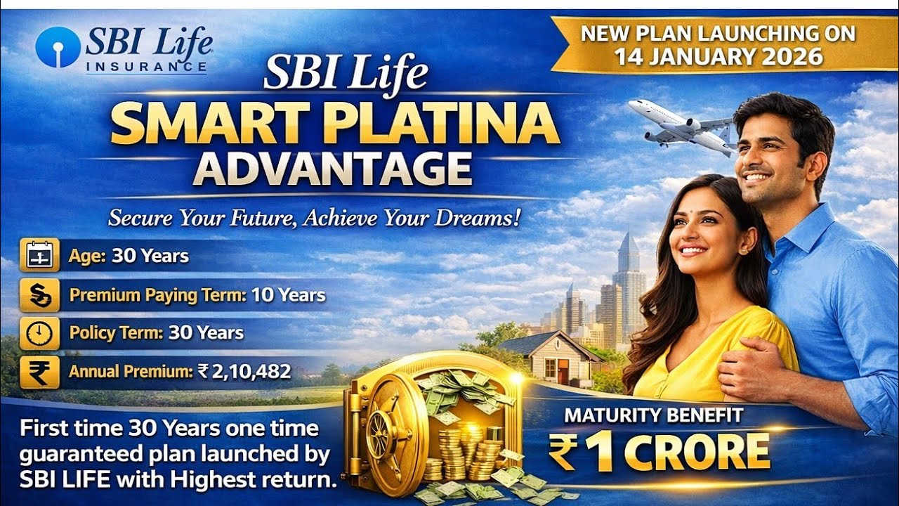 SBI Life Smart Platina Advantage | New Plan Launch 2026 | Guaranteed Plan | Hindi
