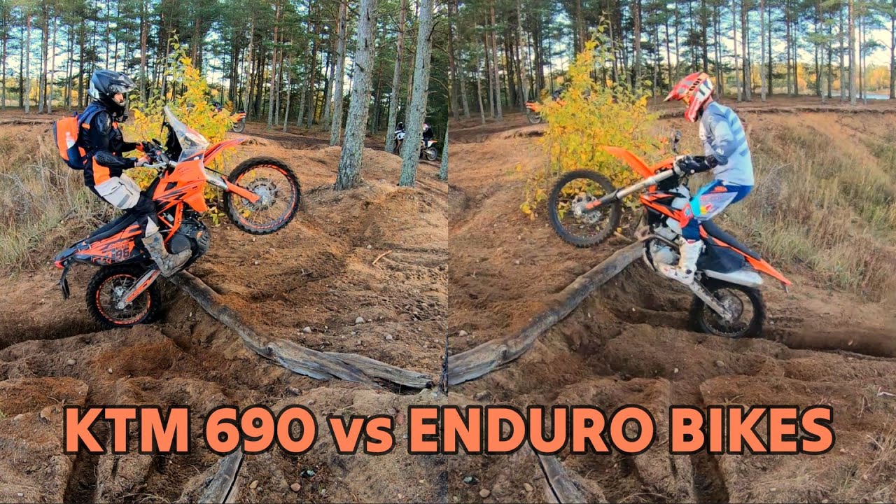 KTM 690 vs Enduro Bikes
