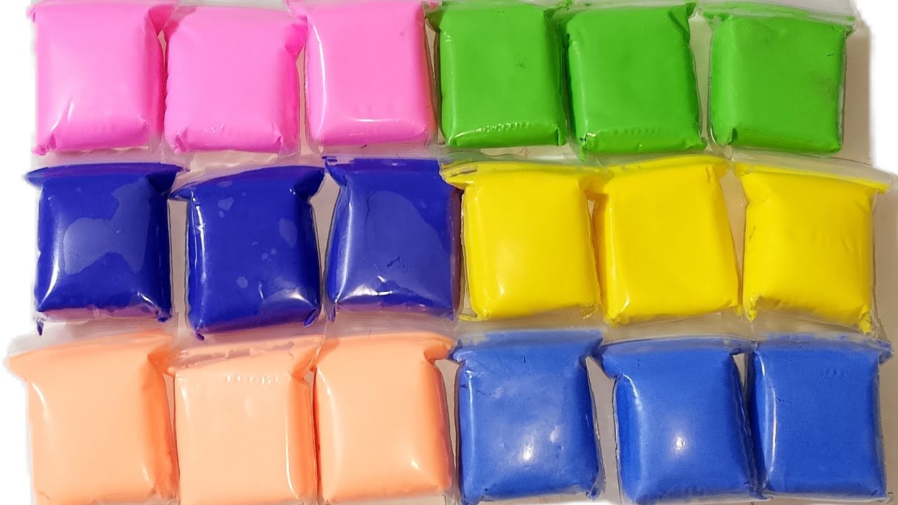 Enjoy Vidoes Satisfying clay mixed colors from small to large super clay #clay