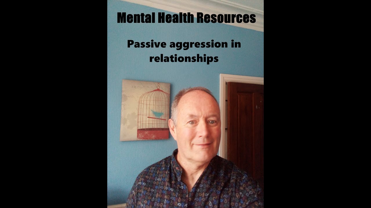 Passive aggression in relationships