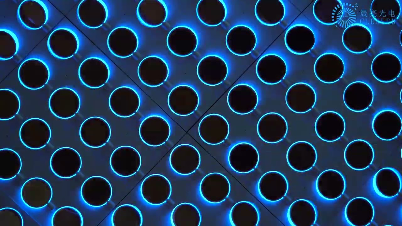 Ceiling Golden Matrix lighting effects
