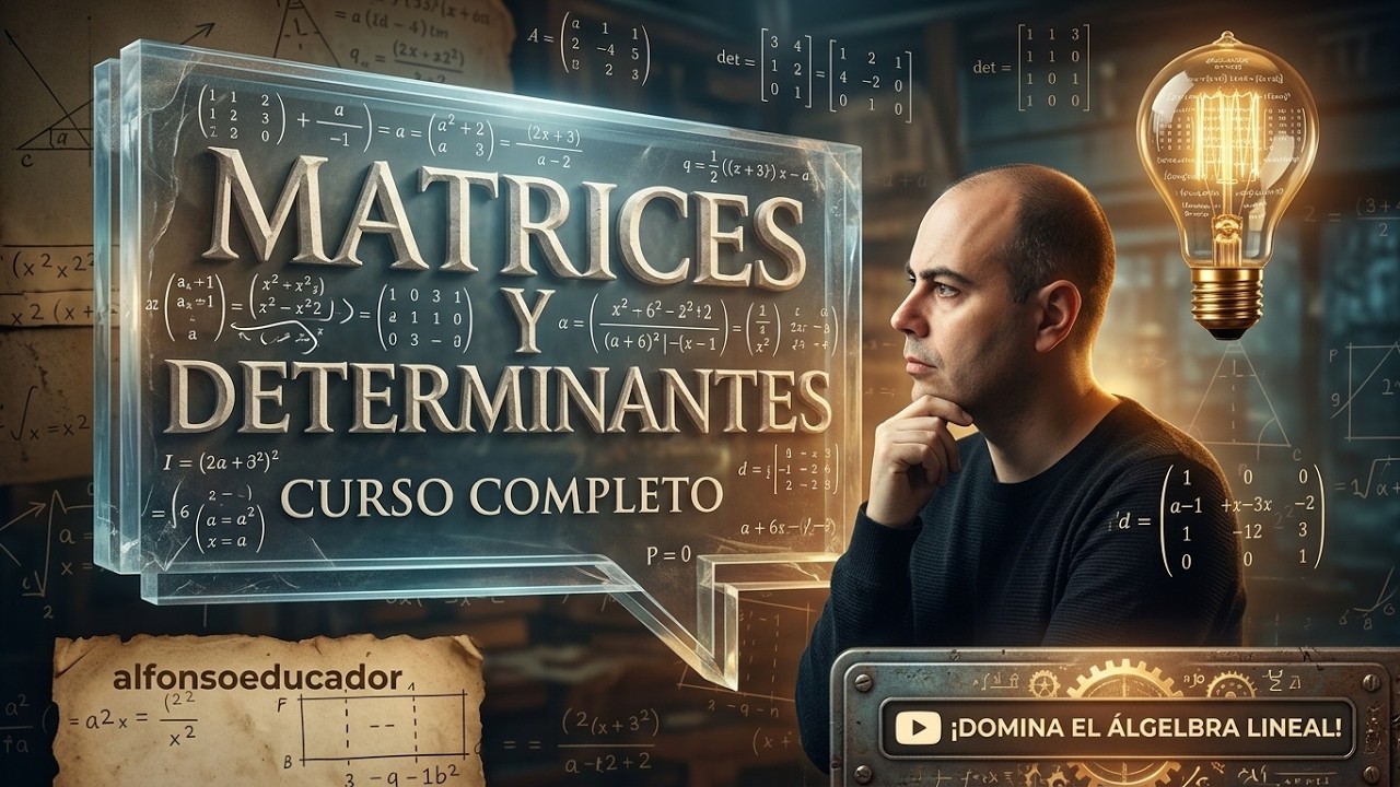 1️⃣ Curso de MATRICES y DETERMINANTES 📊 Matemáticas Bachillerato