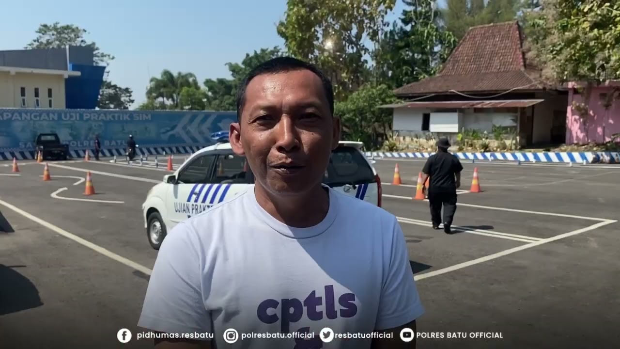 Jadi Lebih Mudah, Perubahan Lintasan Baru Ujian Praktek Sim di Polres Batu