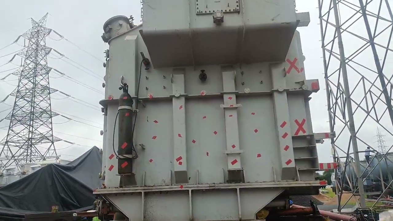 Unloading of transformer | Erection |  Install | shifting | unloading #transformers #electrical