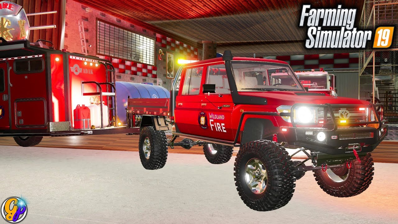 FS19 - BEST FIRE TRUCK $500,000 FIRE STATION FARMING SIMULATOR 19