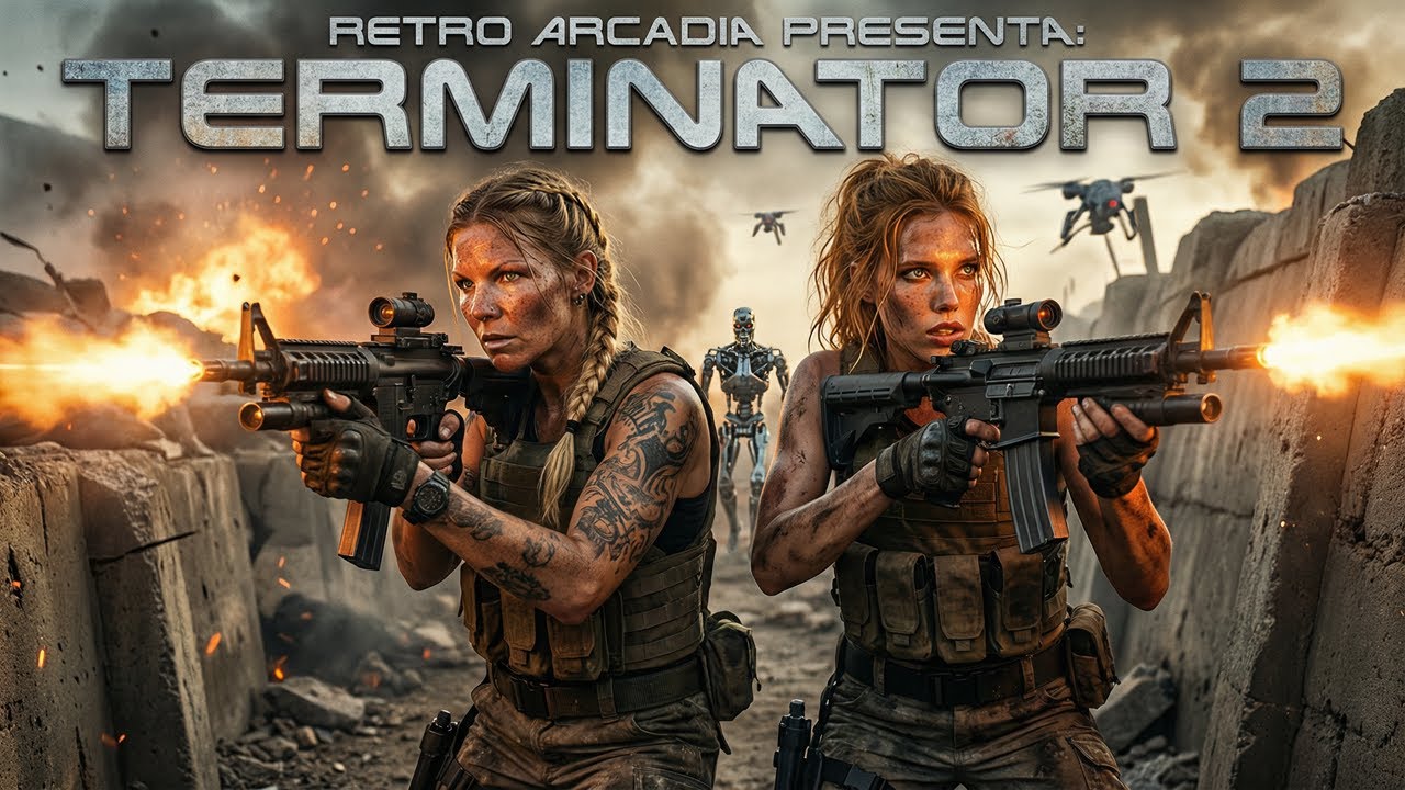 Retro Arcadia Presenta: Terminator 2 - Arcade - AI Assisted