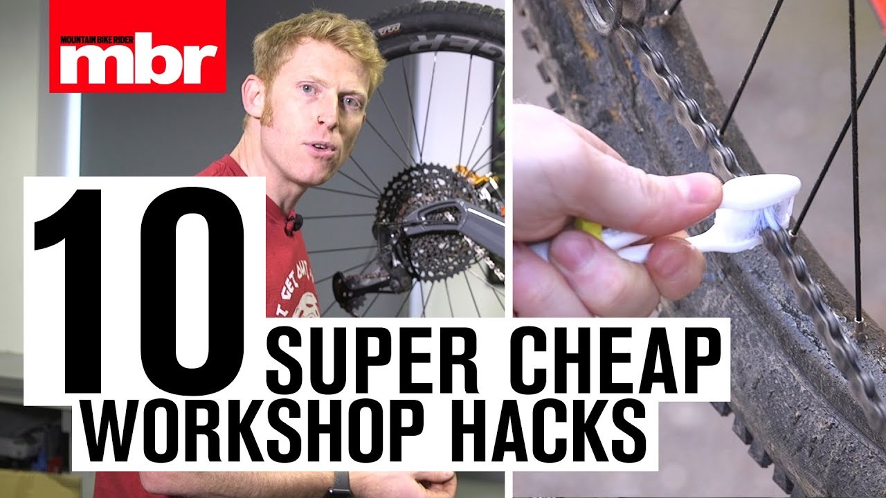 10 Cheap Workshop Hacks | Mountain Bike Rider