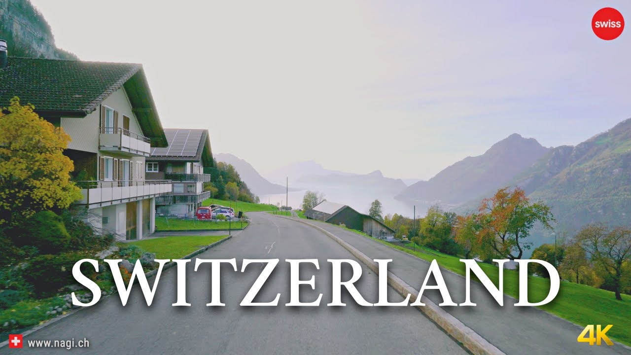 🚗 Autumn Colors Drive in Switzerland 4K HDR | Relaxing Drive in Switzerland | #swiss #swissview
