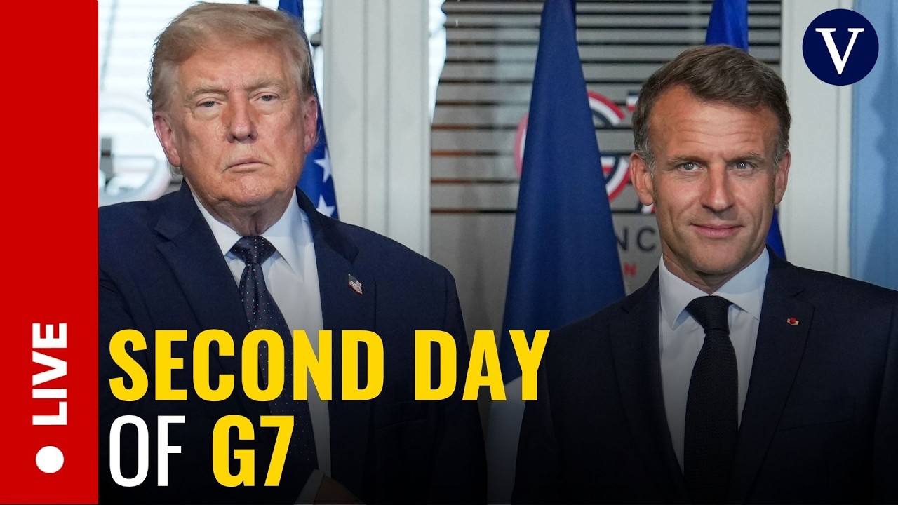 Second day of the G7 summit in &Eacute;vian-les-Bains, France
